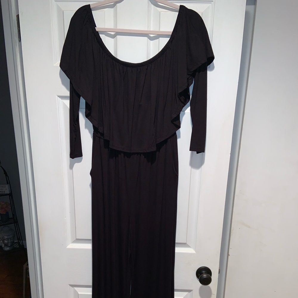 Off the shoulder jumpsuit